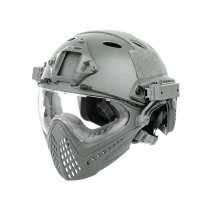 FAST Helmet & Mask Size M - Foliage Green