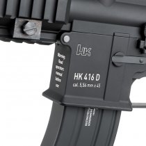 KWA HK416D Gas Blow Back Rifle - Black