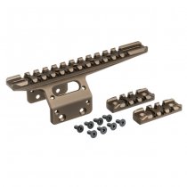 Action Army T10 Front Rail - Dark Earth