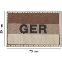 Clawgear Germany Flag Patch - Desert