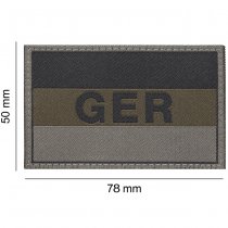 Clawgear Germany Flag Patch - RAL 7013