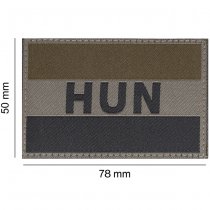 Clawgear Hungary Flag Patch - RAL 7013