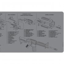 TekMat Cleaning & Repair Mat - AR-15 Grey