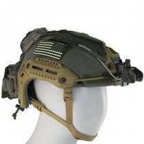 Agilite MTEK FLUX Helmet Cover Gen4 - Ranger Green - L/XL