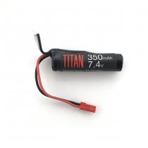 Titan 7.4V 350mAh Li-Ion Battery HPA - JST