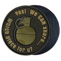 Helikon We Can Share Grenade PVC Patch - Brown