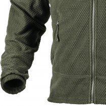 Helikon Alpha Tactical Grid Fleece Jacket - Olive - 2XL