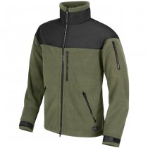 Helikon Classic Army Fleece Jacket - Olive Green / Black - L