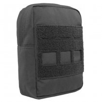 Warrior Laser Cut Small Vertical Utility Pouch - Black