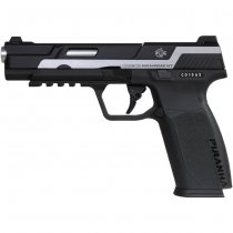 G&G Piranha Mk I Gas Blow Back Pistol - Black / Silver