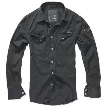 Brandit Shirt Slim - Black - 2XL