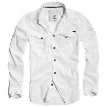 Brandit Shirt Slim - White - XL