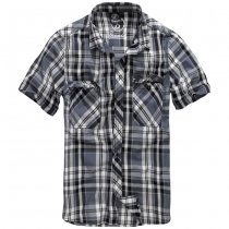 Brandit Roadstar Shirt Shortsleeve - Black / Anthracite - L
