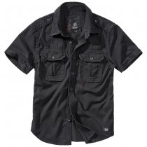 Brandit Vintage Shirt Shortsleeve - Black - 2XL