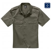 Brandit US Shirt Shortsleeve - Olive - 7XL