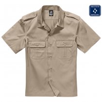 Brandit US Shirt Shortsleeve - Beige - 2XL