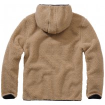 Brandit Teddyfleece Worker Pullover - Camel - L