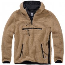 Brandit Teddyfleece Worker Pullover - Camel - XL