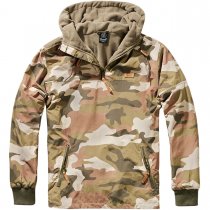 Brandit Luke Windbreaker  - Light Woodland - L