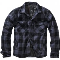 Brandit Lumberjacket - Black / Grey - M