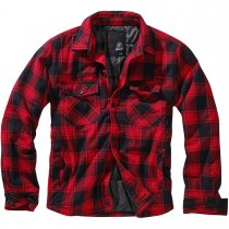 Brandit Lumberjacket - Red / Black - M