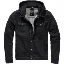 Brandit Cradock Denim Sweat Jacket - Black / Black - XL