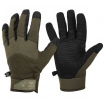 Helikon Impact Duty Winter Mk2 Gloves - Olive Green / Black B - S