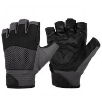 Helikon Half Finger Mk2 Gloves - Black / Shadow Grey