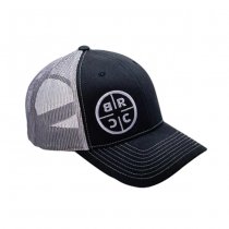 Black Rifle Coffee Reticle Logo Trucker Hat - Black / Dark Grey