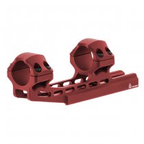 Leapers Accu-Sync 1 Inch High Profile 50mm Offset Mount - Red