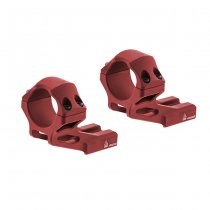 Leapers Accu-Sync 30mm High Profile 37mm Offset Rings - Red