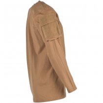 MFH Tactical Long Sleeve Shirt Sleeve Pockets - Coyote - XL