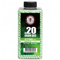 G&G 0.20g Tracer BBs 2700rds - Green