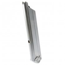 WE P08 15rds Gas Blow Back Pistol Magazine - Silver