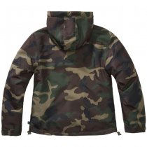 Brandit Ladies Windbreaker Frontzip - Woodland - M