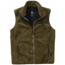 Brandit Teddyfleece Vest Men - Olive - 5XL