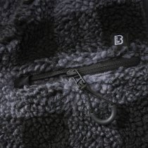 Brandit Teddyfleece Vest Men - Black / Grey - S