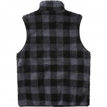 Brandit Teddyfleece Vest Men - Black / Grey - 2XL