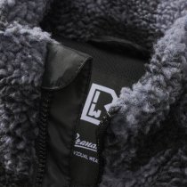 Brandit Teddyfleece Vest Men - Black / Grey - 5XL