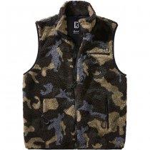 Brandit Teddyfleece Vest Men - Darkcamo - 5XL