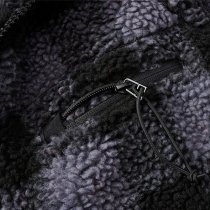 Brandit Teddyfleece Jacket - Black / Grey - M