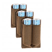 Invader Gear Battery Strap AA 3-Pack - Coyote
