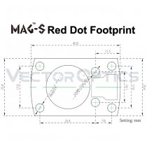 Vector Optics Frenzy-S 1x16x22 AUT 3 MOA Red Dot - Black