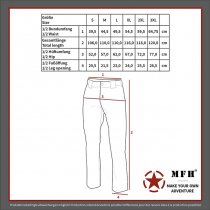 MFH BDU Combat Pants Ripstop - Olive - L