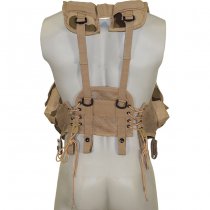 MFH Load Bearing Vest & Belt - 3-Color Desert