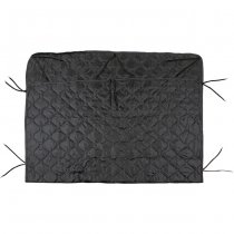 MFH Quilted Poncho Liner - Black