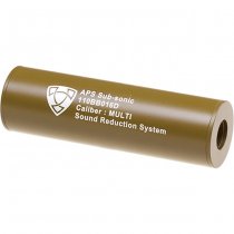 APS 110mm Silencer CCW - Dark Earth