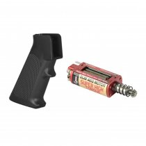 Ares Super High Torque Slim Motor & M4 Slim Pistol Grip - Black