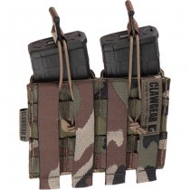 Clawgear 5.56mm Open Double Mag Pouch Core - CCE