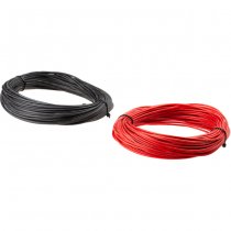 Gate Low Resistance Wire 2x 25m Black & Red